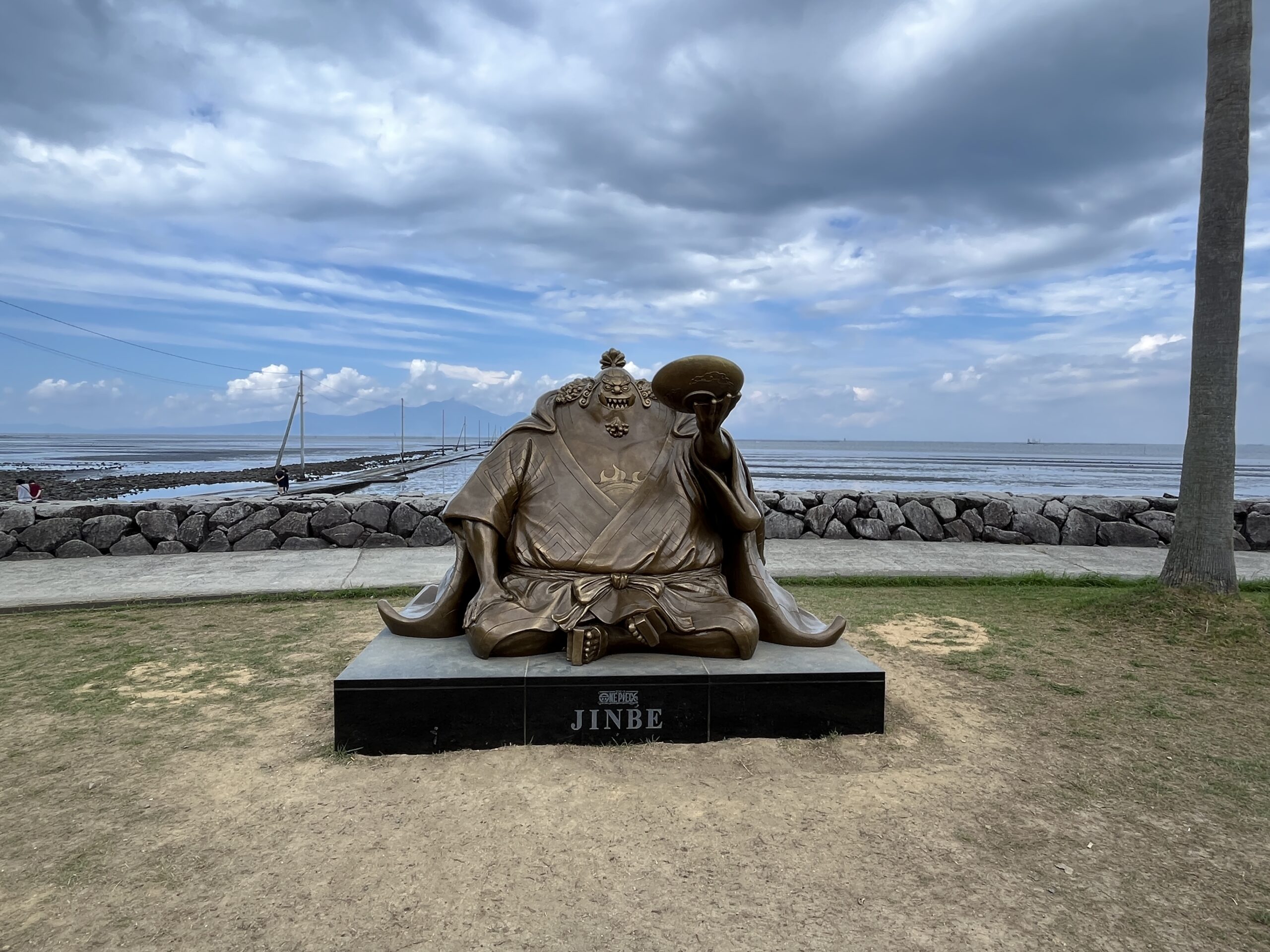 ジンベエ銅像の場所 熊本 詳しい周辺情報 麦わらの一味像の巡り方３選