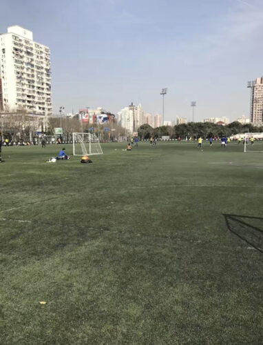 上海市内の「アディダス」サッカー場の画像②（2017年2月撮影）